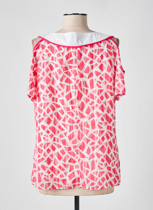 Blouse rose S.QUISE pour femme