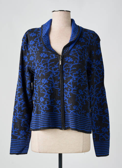 Gilet manches longues bleu BRANDTEX pour femme