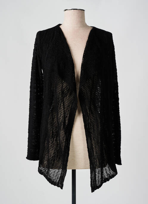 Gilet manches longues noir DUGER pour femme