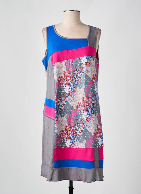 Robe mi-longue rose S.QUISE pour femme