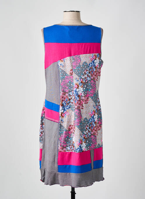 Robe mi-longue rose S.QUISE pour femme