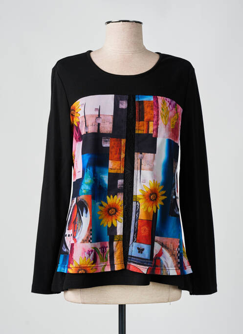 T-shirt noir S.QUISE pour femme