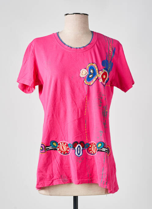 T-shirt rose S.QUISE pour femme