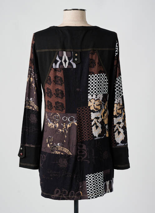 Tunique manches longues noir S.QUISE pour femme