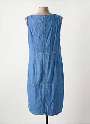Robe mi-longue sans manche sans manche bleu S.QUISE femme
