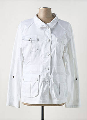 Veste casual coupe cintrée blanc S.QUISE femme