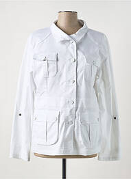 Veste casual coupe cintrée blanc S.QUISE femme