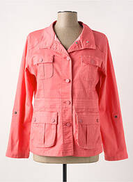 Veste casual coupe cintrée rose S.QUISE femme