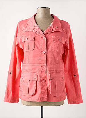 Veste casual coupe cintrée rose S.QUISE femme