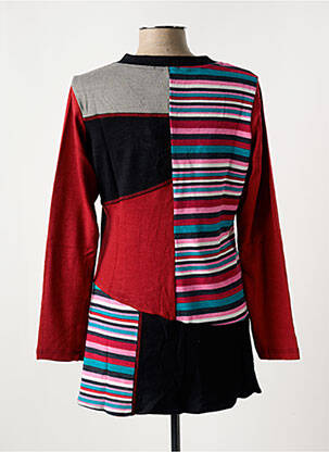 Pull coupe cintrée manches longues orange S.QUISE femme
