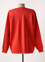 Gilet manches longues orange DUGER pour femme seconde vue