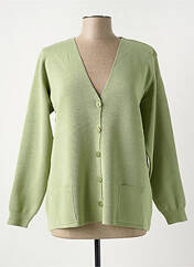 Gilet manches longues vert DUGER pour femme seconde vue