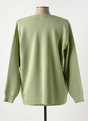 Gilet manches longues vert DUGER pour femme seconde vue