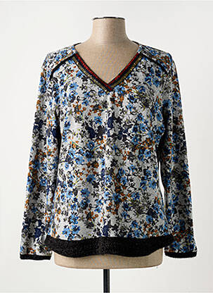 Pull bleu S.QUISE pour femme