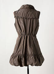 Robe courte marron GLAMZ pour femme seconde vue