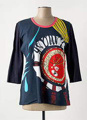 T-shirt bleu S.QUISE pour femme seconde vue