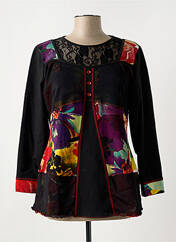 T-shirt noir QUATRE VINGT JOURS pour femme seconde vue