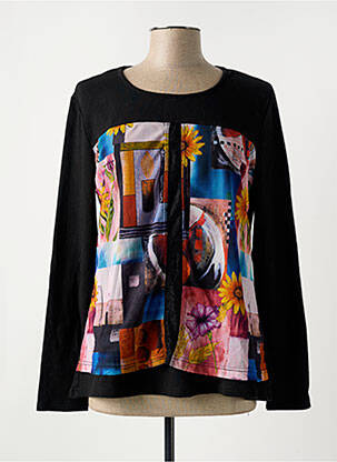 T-shirt noir S.QUISE pour femme