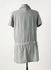 Tunique manches courtes gris CHIQUE pour femme seconde vue