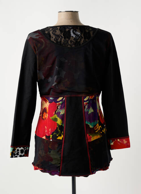 T-shirt noir QUATRE VINGT JOURS pour femme