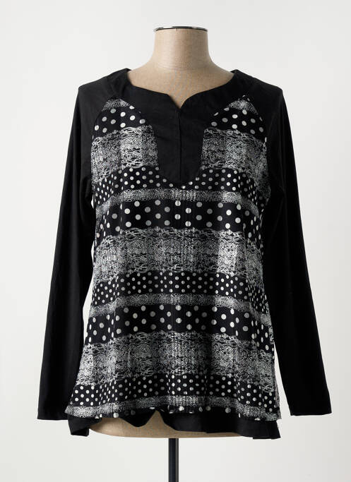 T-shirt noir S.QUISE pour femme