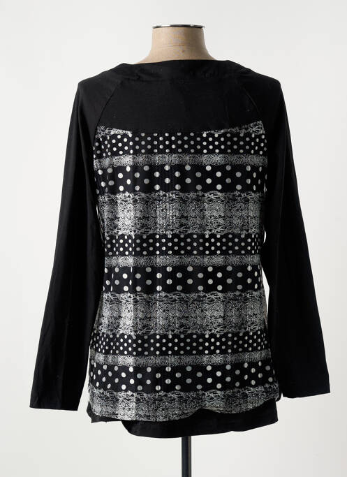 T-shirt noir S.QUISE pour femme