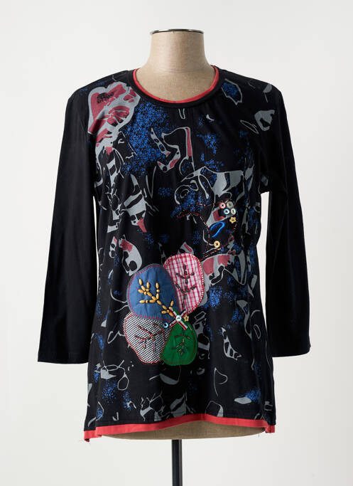 T-shirt noir S.QUISE pour femme