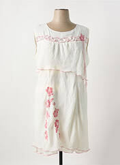 Robe mi-longue blanc S.QUISE pour femme seconde vue