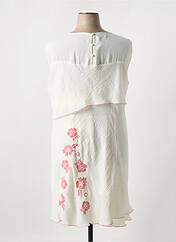 Robe mi-longue blanc S.QUISE pour femme seconde vue