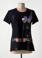 T-shirt noir S.QUISE pour femme seconde vue