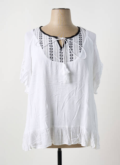 Blouse blanc S.QUISE pour femme