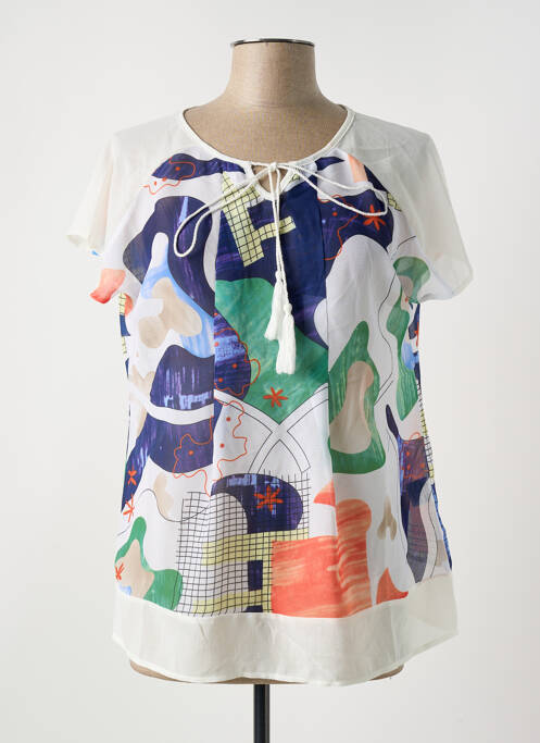 Blouse blanc S.QUISE pour femme