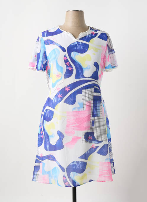 Robe mi-longue blanc S.QUISE pour femme