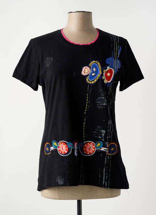 T-shirt noir S.QUISE pour femme