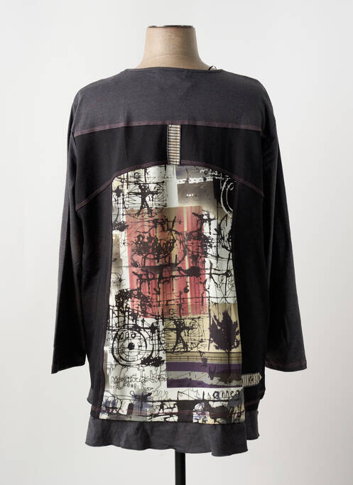 Tunique manches longues gris S.QUISE pour femme