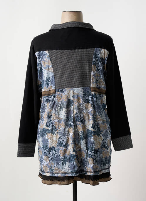 Tunique manches longues noir S.QUISE pour femme