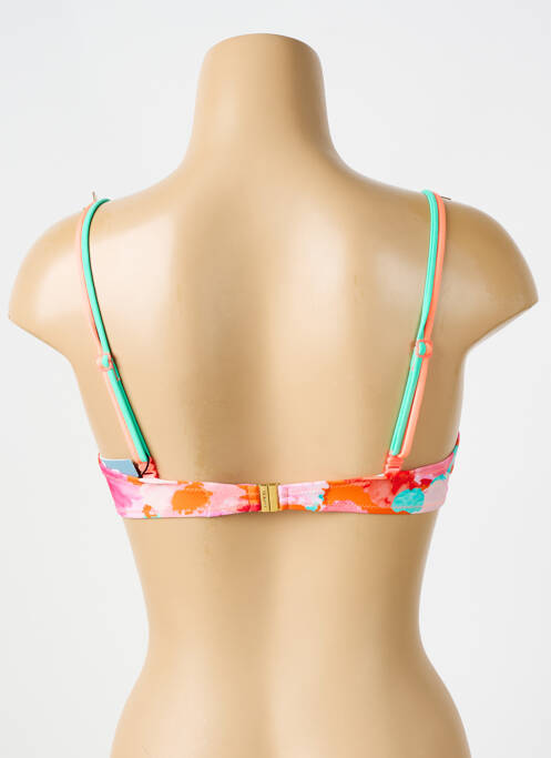 Haut de maillot de bain bretelles élastiquées ajustables haut soutien-gorge balconnet orange MARIE JO femme