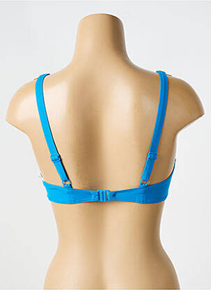 Haut de maillot de bain stretch haut soutien-gorge balconnet bleu EMPREINTE femme