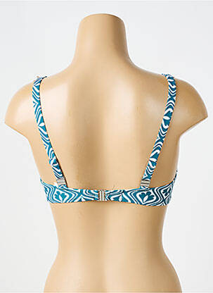 Haut de maillot de bain stretch haut soutien-gorge emboitant vert ANTIGEL femme