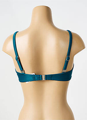 Haut de maillot de bain stretch haut soutien-gorge emboitant vert ANTIGEL femme