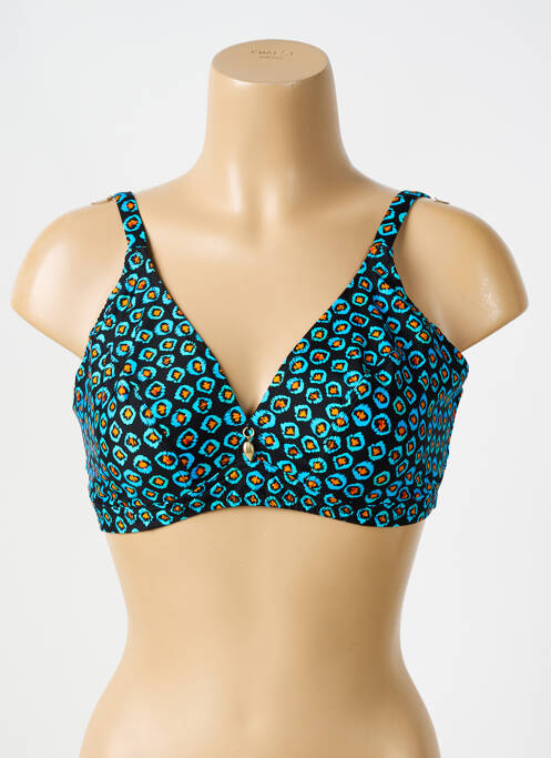 Haut de maillot de bain noir ANTIGEL pour femme