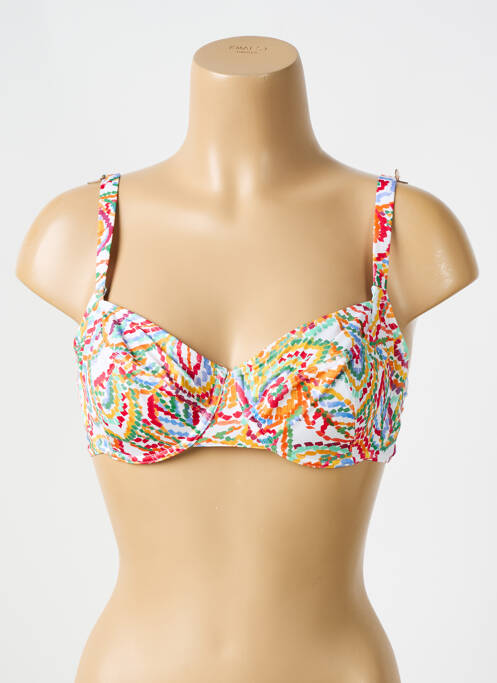 Haut de maillot de bain orange EMPREINTE pour femme