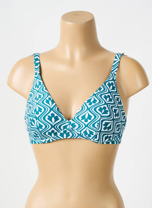 Haut de maillot de bain vert ANTIGEL pour femme