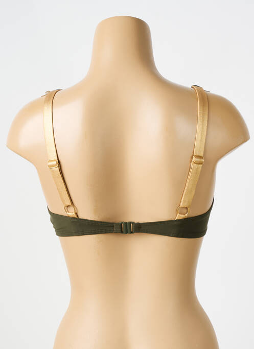 Haut de maillot de bain vert EMPREINTE pour femme