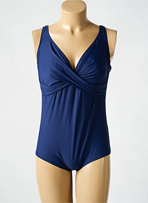 Maillot de bain 1 pièce bleu ANTIGEL pour femme