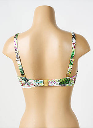 Haut de maillot de bain stretch haut soutien-gorge emboitant vert LISE CHARMEL femme