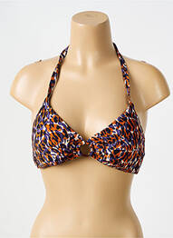 Haut de maillot de bain stretch haut soutien-gorge avec mousse de rembourrage amovible orange AUBADE femme