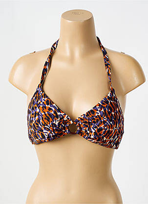 Haut de maillot de bain stretch haut soutien-gorge avec mousse de rembourrage amovible orange AUBADE femme
