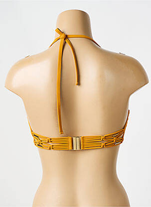 Haut de maillot de bain stretch haut bandeau jaune AUBADE femme