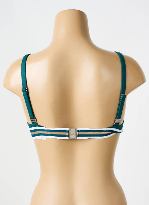Haut de maillot de bain stretch haut soutien-gorge emboitant vert LISE CHARMEL femme